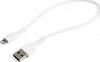 USB - Lightning kaabel Startech RUSBLTMM30CMW, 0.3 m, valge