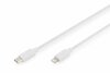 Kaabel Digitus DB-600109-010-W USB-C to Lightning, 1 m, valge