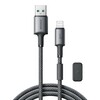 USB kaabel Joyroom SA-50 USB-A to Lightning 3A 1,2 m, tumehall