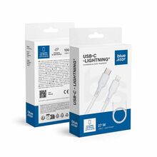 Kaabel Blue Star DC-001CL2.4 Type C to Lightning 2,4A 27W 1 m, valge