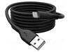 Kaabel Digitus AK-600108-020-S Lightning 2 m, must