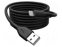 Kaabel Digitus AK-600108-020-S Lightning 2 m, must