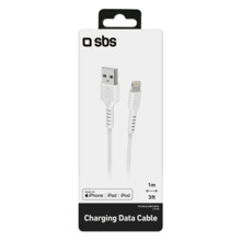 Kaabel SBS TECABLEUSBIP589W USB 2.0 - Lightning 1 m, valge
