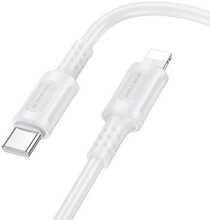Kaabel Borofone BX111 Feliz Type C to Lightning PD 27W 1 m, valge