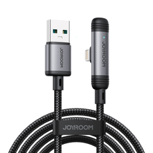 USB kaabel Joyroom S-A56 EnjoyX 90 USB-A o Lightning 3A 1,2 m, must