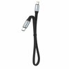 USB-C – Lightning kaabel Dudao L10P PD 20W 0,23 m, must