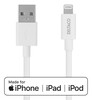 Kaabel DELTACO IPLH-401 USB-A – Lightning 1 m, valge