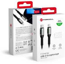 Kaabel Forcell F-ENERGY C259 Type C į Lightning PD 3A 27W, 2 m, must