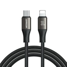 USB kaabel Joyroom SA25-CL3 Type-C – Lightning 30W 2 m, must