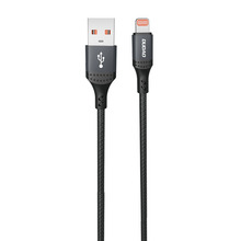 Kaabel Dudao L3SL USB-A - Lightning 1,2 m, must