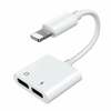 Adapter Joyroom S-Y104 Lightning - 3,5 mm mini jack, 0,18 m, valge