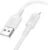 Kaabel Borofone BX111 Feliz USB - Lightning 1 m, valge