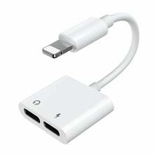 Adapter Joyroom S-Y104 Lightning - 3,5 mm mini jack, 0,18 m, valge