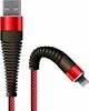 Kaabel Fusion Accessories Fishbone FUSLIGH15RD USB-A – Lightning 30W 1,5 m, punane