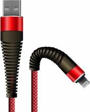Kaabel Fusion Accessories Fishbone FUSLIGH15RD USB-A – Lightning 30W 1,5 m, punane