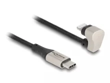 USB Type-C – Lightning kaabel Delock, 1 m, hõbe