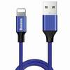 Kaabel Baseus CALYW-13 Yiven Lightning 120 cm, sinine
