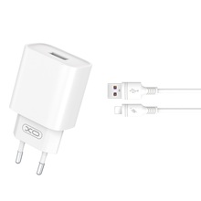 Laadija XO CE02D QC 3.0 18W, valge