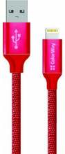 Kaabel ColorWay CW-CBUL004-RD, 1 m, punane