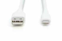 Kaabel Digitus AK-600108-005-W Lightning 0,5 m, valge