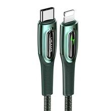 Kaabel USAMS SJ518USB02 USB-C 	o Lightning 20W 1,2 m, roheline