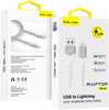 Kaabel Blavec Raptor CRA-UL24WS10 USB - Lightning 1 m, valge-hõbedane
