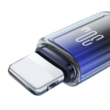 USB kaabel Joyroom S-A42 Crystal-Clear Series 30W Type-C \/ Lightning 1,2 m, must