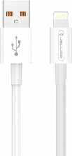 Kaabel Jellico B1 USB-A - Lightning 1 m, valge