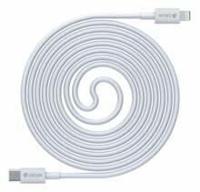 Kaabel Devia Smart PD 120EC1060001, Type C - Lightning 150 cm, valge