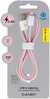 Kaabel Blavec CCA-UL24P20 Candy braided USB į Lightning, 2 m, roosa