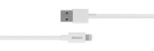 Kaabel DELTACO IPLH-402 USB-A - Lightning, 2 m, valge