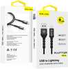 Kaabel Blavec CRA-UL24BG10 Raptor braided USB to Lightning 1 m, must-hall