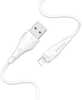 Kaabel Borofone BX18 Optimal USB-Lightning 2A 1 m, valge