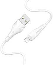 Kaabel Borofone BX18 Optimal USB-Lightning 2A 1 m, valge