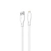 USB kaabel Dudao L2L USB-A to Lightning 3A 2 m, valge