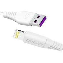Kaabel Dudao L2L 1m, USB - Lightning 5A, 1 m, valge