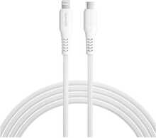 USB kaabel 4smarts RapidCord Lightning-USB-C 30W 1,5 m, valge