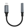 Adapter Wozinsky WALJ-01 Lightning - 3,5 mm mini jack, must