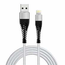Kaabel Fusion Accessories Fishbone USB-A 	o Lightning 1,5 m, valge