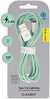 Kaabel Blavec CCA-UL24GN20 Candy braided USB į Lightning, 2 m, roheline