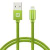 Kaabel Swissten Textile Fast Charge MD818ZM/A Lightning 2 m, roheline