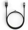 Kaabel Evelatus MFI11CL, Lightning/USB-A, 1,2 m, must