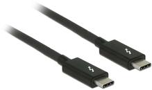 Kaabel Delock Thunderbolt 3, USB-C, 1 m, must
