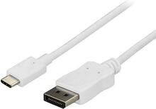 Kaabel StarTech CDP2DPMM6W USB-C, 1.8 m, valge