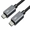 Kaabel Extra Digital Thunderbolt 3, USB Type-C, 2 m, must/hall