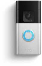 Nutikas uksekell Amazon Ring Video Doorbell 3 Plus, hõbe/must