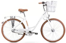 Linnaratas Romet Pop Art Classic 26, 2024, 18, valge