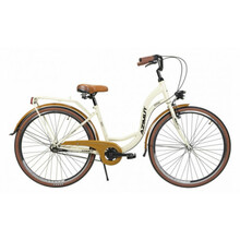 Linnaratas Azimut Vintage 3-speed, 28, 2023, kreemjas-pruun
