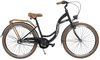 Linnaratas Azimut Vintage 3-speed, 26, must/kreemjas
