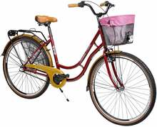 Linnaratas Azimut Holland Retro 3-speed, 28, bordo